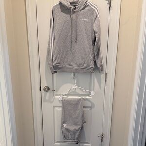 Adidas Heather Gray Tracksuit